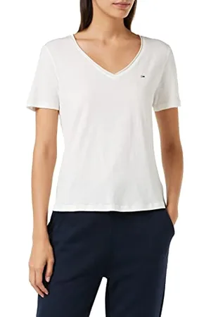 Tommy Hilfiger Tommy Hilfiger Tjw Slim Jersey V Neck Femme T-shirt, , L