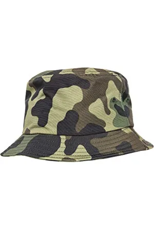 Flexfit Mixte Camo Bucket Hat Green One Size Casquette, Camo, Taille Unique Uk