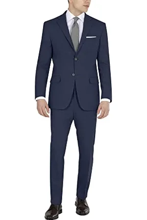 DKNY Combinaison Moderne Haute Performance séparée Pantalon, Bleu Marine uni, 38W x 34L Homme