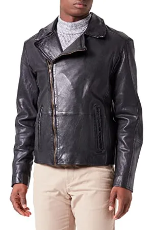 Freaky Nation New Ace-Fn Veste en Cuir, , XL Homme