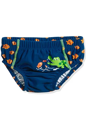 Playshoes UV-Schutz Windelhose Krokodil Couche Culotte De Bain, Bleu (Marine 11), 86 (Taille Fabricant: 86/92) Bébé garçon