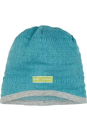loud + proud Tricot certifié Gots Bonnet, , 86-92 Mixte Enfant