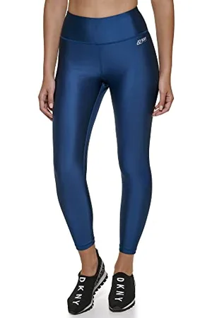DKNY Collant de Sport pour Femme High Shine Taille 7/8 Legging