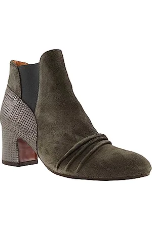 Chie Mihara Femme Nedis41 Bottes Tendance, Vert/Gris/Marron, 41 EU