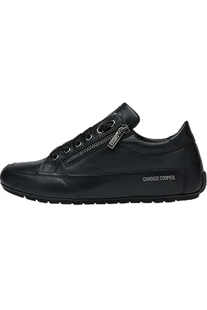 Candice Cooper Femme Rock Zip Chic Plat Oxford, Black, 40 EU