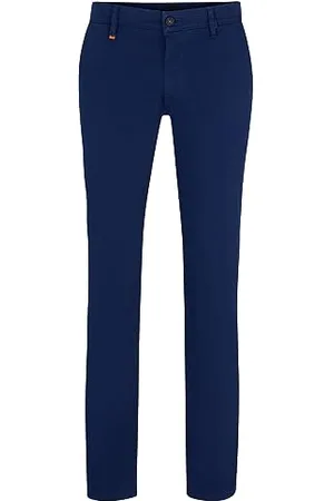 HUGO BOSS Hommes Schino-Slim D Pantalon Slim Fit en Coton Stretch satiné