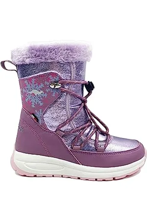 KangaROOS Femme K-PE Snooze RTX Botte de Neige, Grape/Rosewater, 35 EU