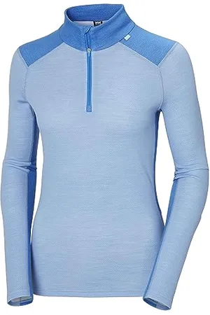 Helly Hansen Aux femmes W Lifa Merino Midw 1/2 Zip L Bleu