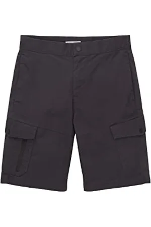TOM TAILOR 1036027 Bermuda Cargo pour Enfant, 29476-Gris Coal, 140 cm Garçon