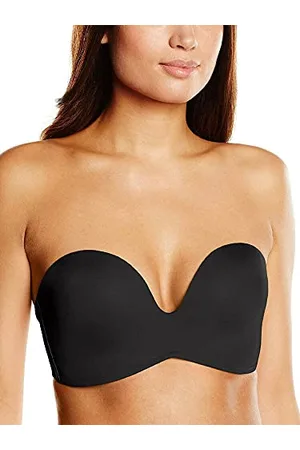 Wonderbra Soutien-Gorge De Tous Les Jours - Bandeau Femme Noir FR: 100F (Taille fabricant: 85F)