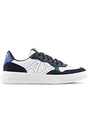 Armani Exchange Homme Logo Cousu sur Le côté, Haut Bas Basket, , 41 EU