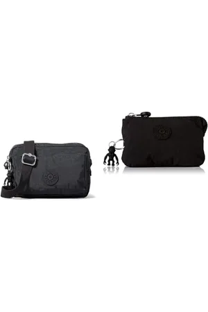 Kipling Femme Abanu M sac, (Black ), Taille unique EU Creativity S, Pouches/Cases Femme, Black , 4x14.5x9.5 cm