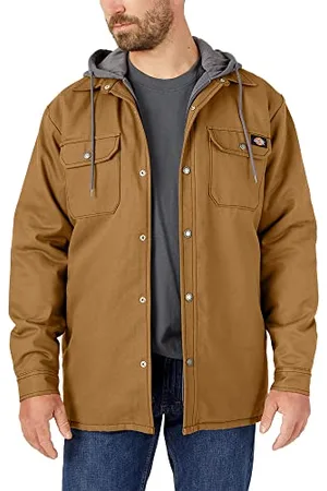 Dickies Fleece Hooded Duck Shirt Jacket with Hydroshield Vêtements d
