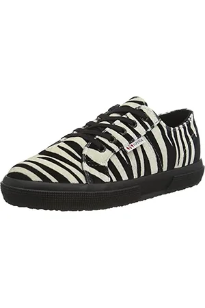 Superga 2750 Kids Print Velvet Chaussures à Lacets élastiques, , 33 EU