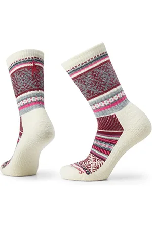 Smartwool Everyday Fair Isle Sweater Crew Socks Unisex-Adult, , L