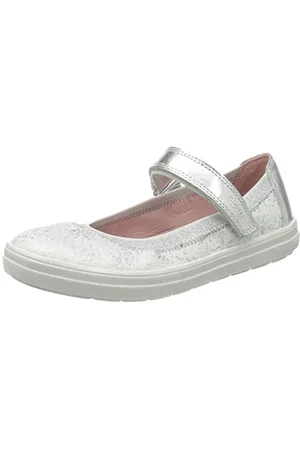 Richter Kinderschuhe Ilva Basket, Blanc/Argent, 28 EU
