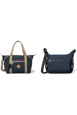 Kipling Femme Art Sac fourre tout, (True Navy C), Taille unique EU Femme Gabbie Crossbody, 2., 18.5x35.5x30 cm EU