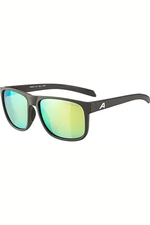Alpina Unisexe - Adultes, NACAN III lunettes de soleil, coffee-grey/neon yellow, One Size