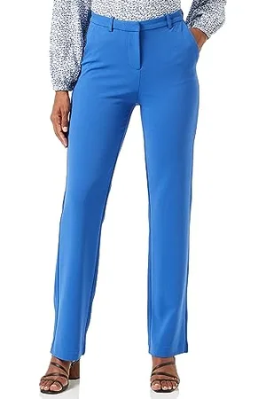 VERO MODA Bestseller A/S Vmzamira Mr Slim Pantalon Droit GA Noos, , L x 34L Femme