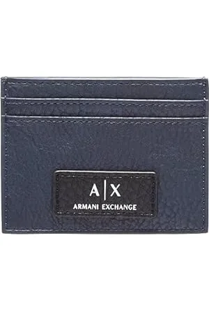 Armani Exchange Porte-Cartes, Imitation Cuir, Étui de Transport pour Accessoires de Voyage Homme, , Taille Unique