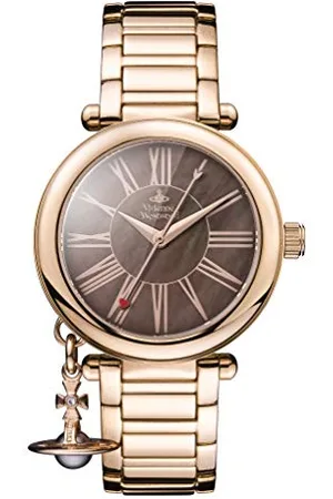 Vivienne Westwood Femmes Analogique Quartz Montre avec Bracelet en Acier Inoxydable VV006PBRRS