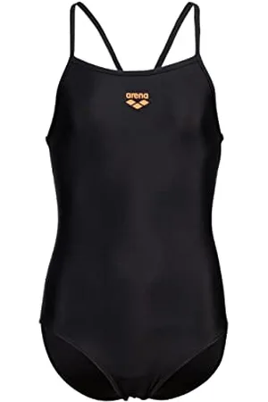 Arena Feel Light Maillot de Bain une Pièce pour Fille, Séchage Rapide, Maillot de Bain Sportif en 100% Polyester Recyclé avec une Résistance Maximale au Chlore