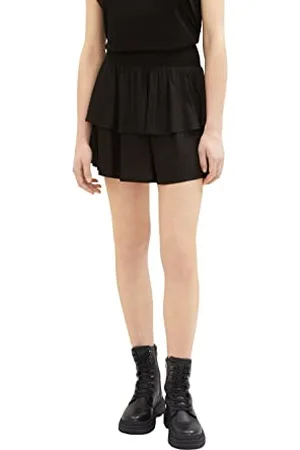 TOM TAILOR 1036620 Mini Jupe, 14482-Deep Black, XL Femme