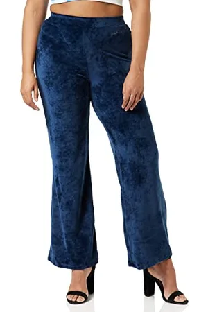 KENDALL + KYLIE KENDALL & KYLIE K&K W Velour High Rise Flare Pants KKW3711720 Un Pantalon, , M aux Femmes