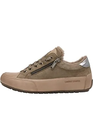 Candice Cooper Femme Rock Deluxe Zip Fur Plat Oxford, Green, 41 EU