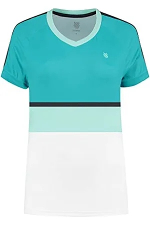 K-Swiss T- Shirt à Rayures Hypercourt Tennis, , XS Femme