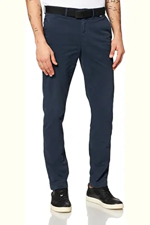 Calvin Klein Slim FIT Garment Dye Chino Belt Pantalon dcontract, , 30 W/34 L Homme