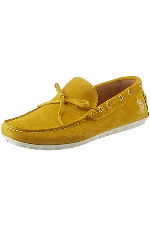 U.S. Polo Assn. Homme Carson Chaussures de Gymnastique, Jaune (Ocra 008), 42 EU
