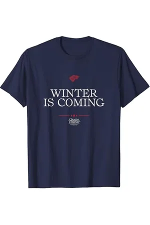 Game of Thrones Winter is Coming Text T-Shirt