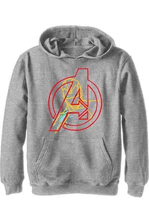 Marvel Classic - IronMan Avengers YTH Hoodie Heather grey 9/11