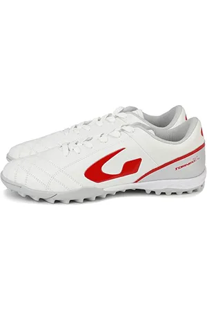 GEMS TFM01-0309 Scarpa TORNEO X Sneaker Unisex Blanc/Gris/Rouge EU 39