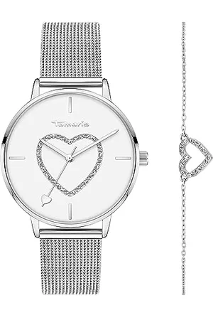Tamaris TS-0033-MQB Montre Analogique À Quartz Avec Bracelet En Acier Inoxydable Pour Femme