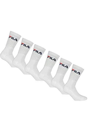 Fila F9505 Chaussettes de tennis en éponge unisexe, taille 35/38, blanc