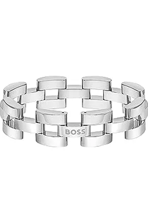 HUGO BOSS Jewelry Bracelet à Maillons pour Homme Collection SWAY en Acier Inoxidable - 1580511