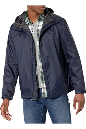 Tommy Hilfiger Veste à Capuche imperméable et Respirante, , XXL Homme