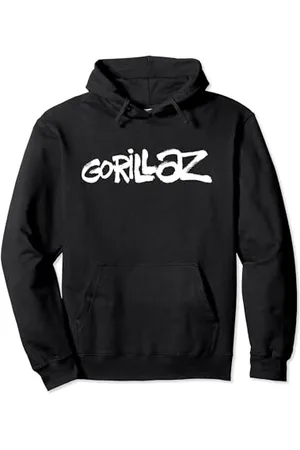 Gorillaz White Paint Brush Logo Sweat à Capuche