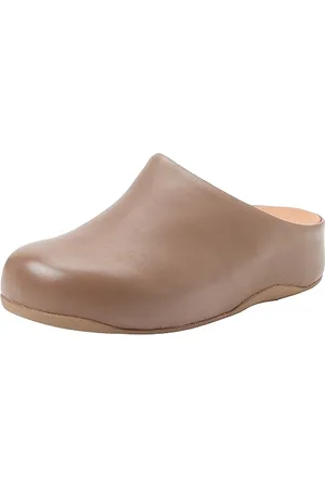 FitFlop Femme SHUV Leather Sabot, , 43 EU