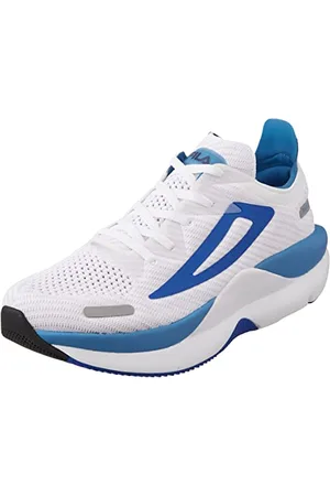 Fila Homme SHOCKET Run Chaussure de Course, White-Lapis Blue, 47 EU