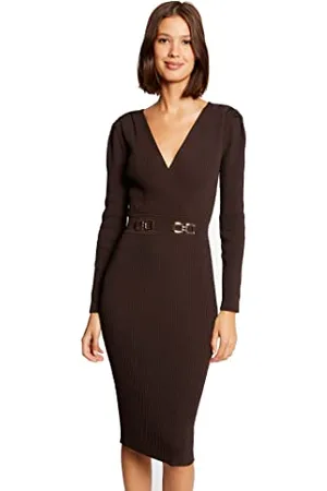 Morgan Robe pull ajustée avec boucles XX