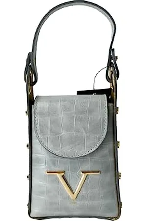 19V69 Italia Leather Wash-Grey, Sac de Lavage en Cuir de Coco Femme