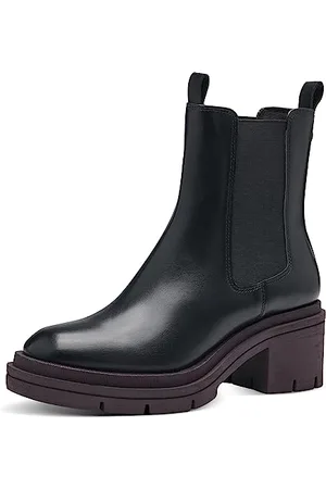 Marco Tozzi Femme 2-25460-41 Chelsea, Noir/Violet, 36 EU