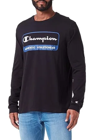 Champion Legacy Graphic Shop Authentic-L-s Crewneck T-Shirt à Manches Longues, , Large Hommes
