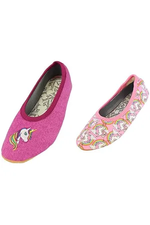 Beck Fille Einhorn Chaussures de Gymnastique Fille Rainbow Chaussures de Gymnastique