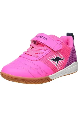 KangaROOS K5-Super Court EV Sneaker, Neon Pink/Fuchsia, 32 EU