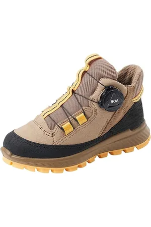 Ecco Exostrike Boots, Black/Nutmeg Brown/Nutmeg Brown, 30 EU