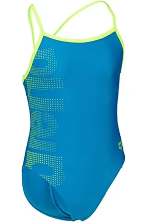 Arena Maillot de Bain pour Fille Logo, Maillot de Bain pour Fille en Tissu Souple à Séchage Rapide
